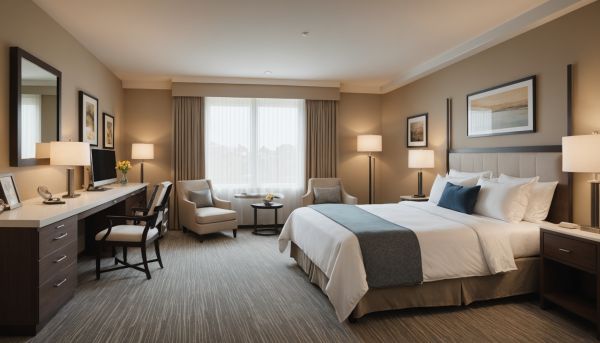 Chambre hôtel senior accessible confort