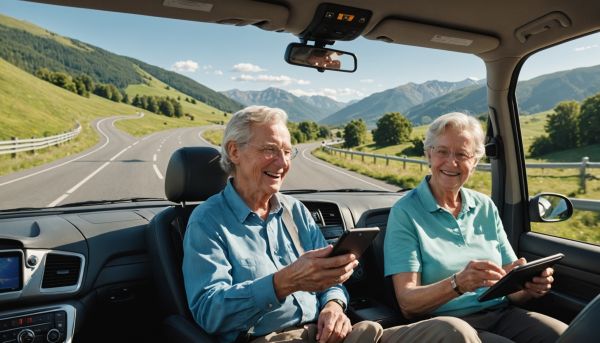Itinéraire road trip senior sécurisé